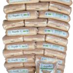 Palete Burpellet com 72 sacos de 15 kg.