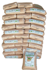 Palete Burpellet com 72 sacos de 15 kg.