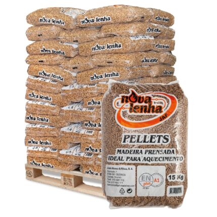 Pellets Nova Lenha 77 sacos de 15 Kg